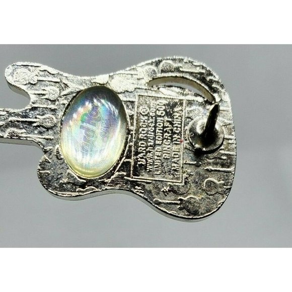 2007 Hard Rock Café Cayman Island Collectors Guitar Pin Limited Edition 500 - Picture 9 of 12